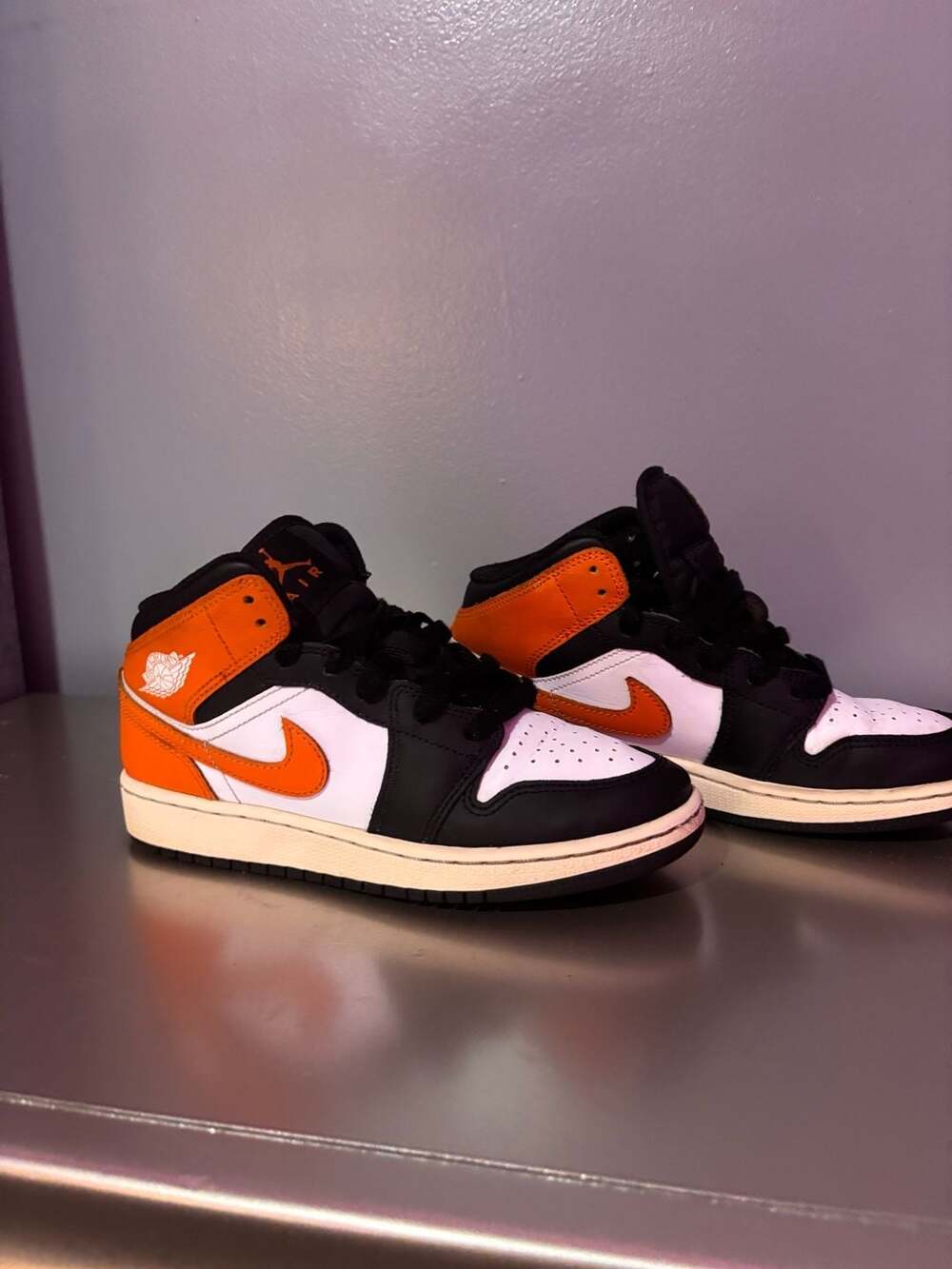 Air Jordan 1 Mid GS Shattered Backboard Starfish (DQ8423-801)